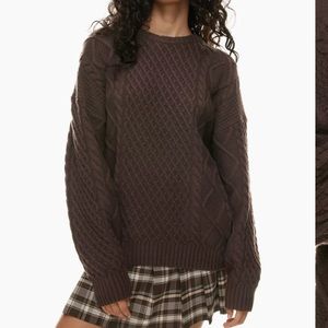 Peggy sweater in Rich Mocha Brown XS